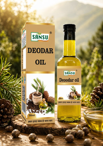 Sansu Deodar oil 50ml (Pack of 2)
