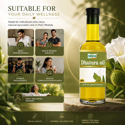 Sansu Dhatura Oil 50 ml (Pack of 2)