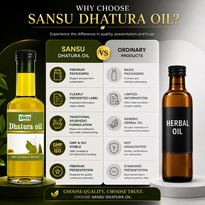 Sansu Dhatura Oil 50 ml (Pack of 2)