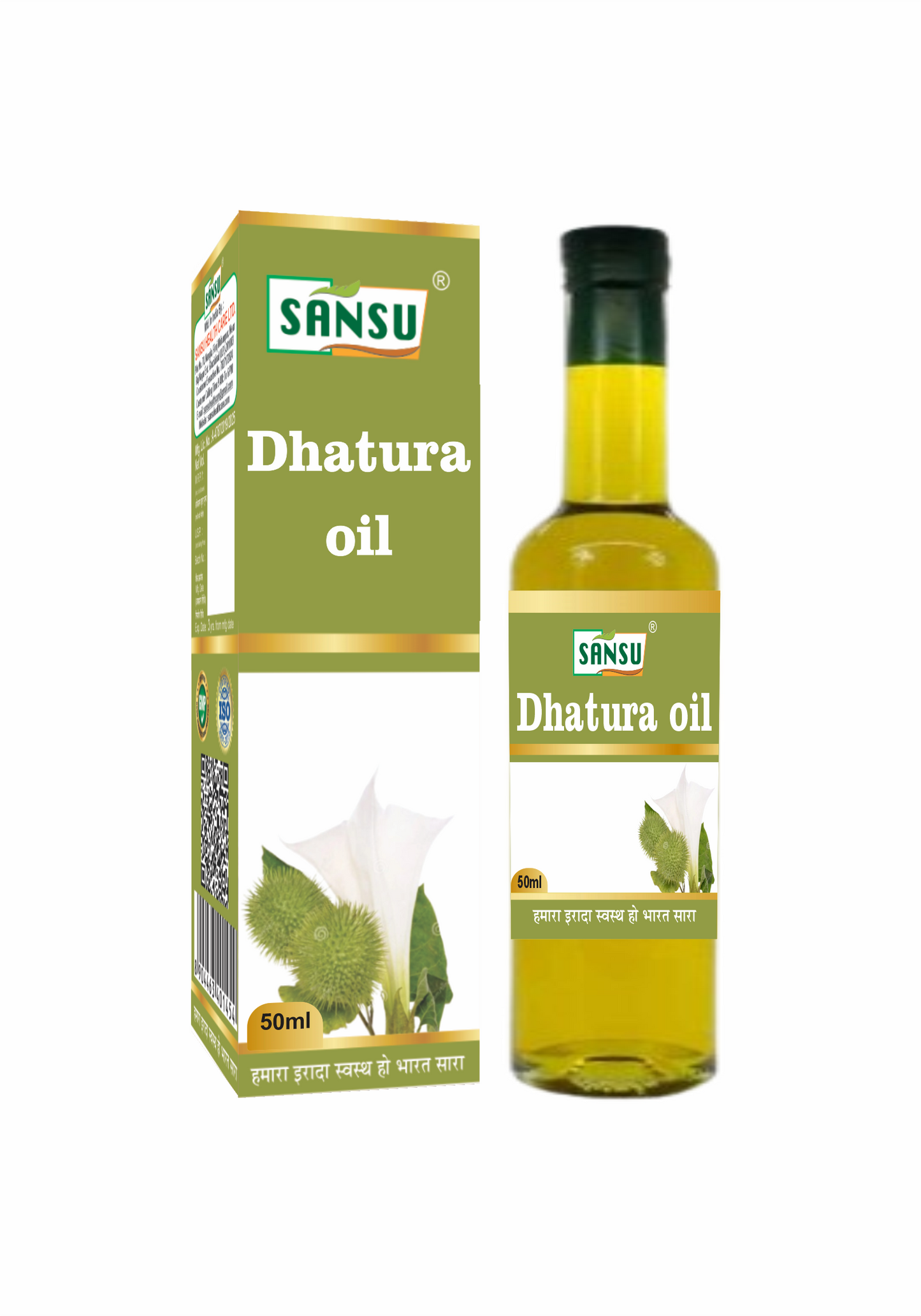 Sansu Dhatura oil  50ml (Pack Of 2)