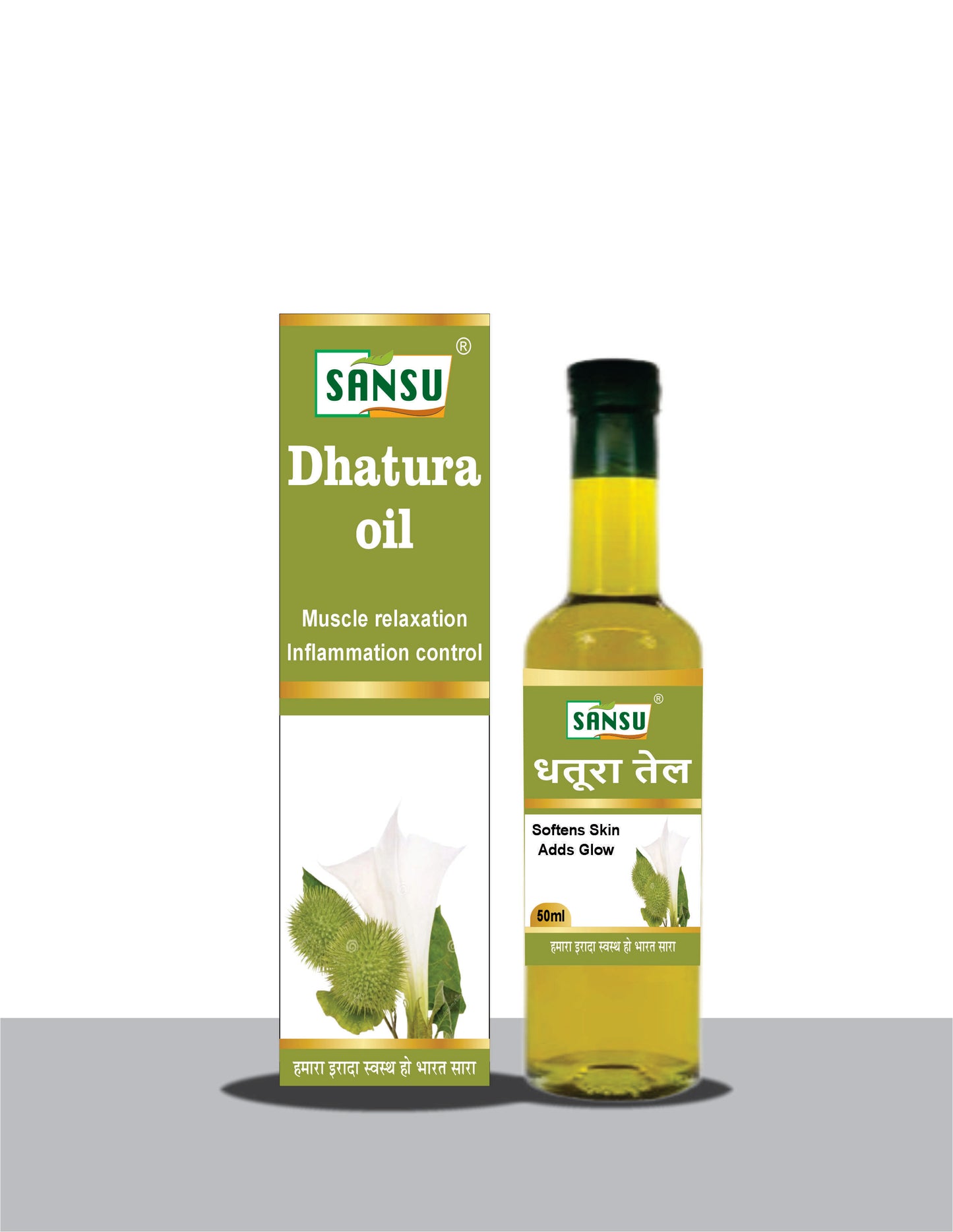 Sansu Dhatura oil  50ml (Pack Of 2)