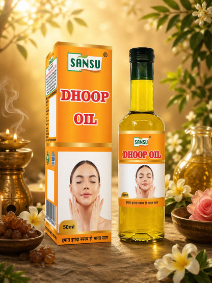 SANSU Dhoop Oil for Skin Eruptions 50ML  (Pack Of 2))