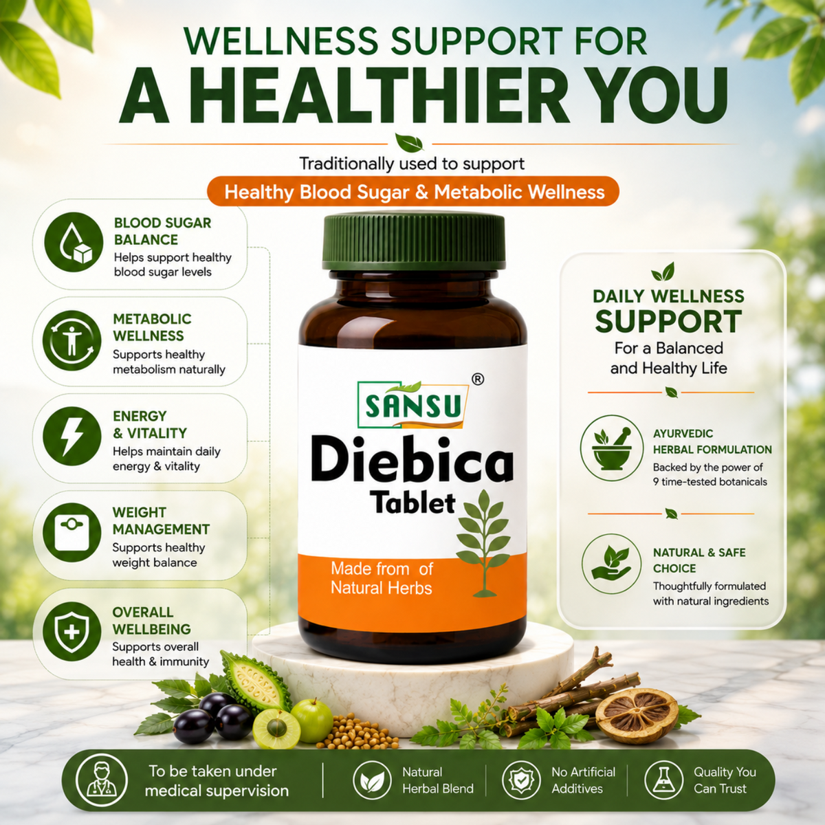 Sansu Diabica Tablet (60Tab)