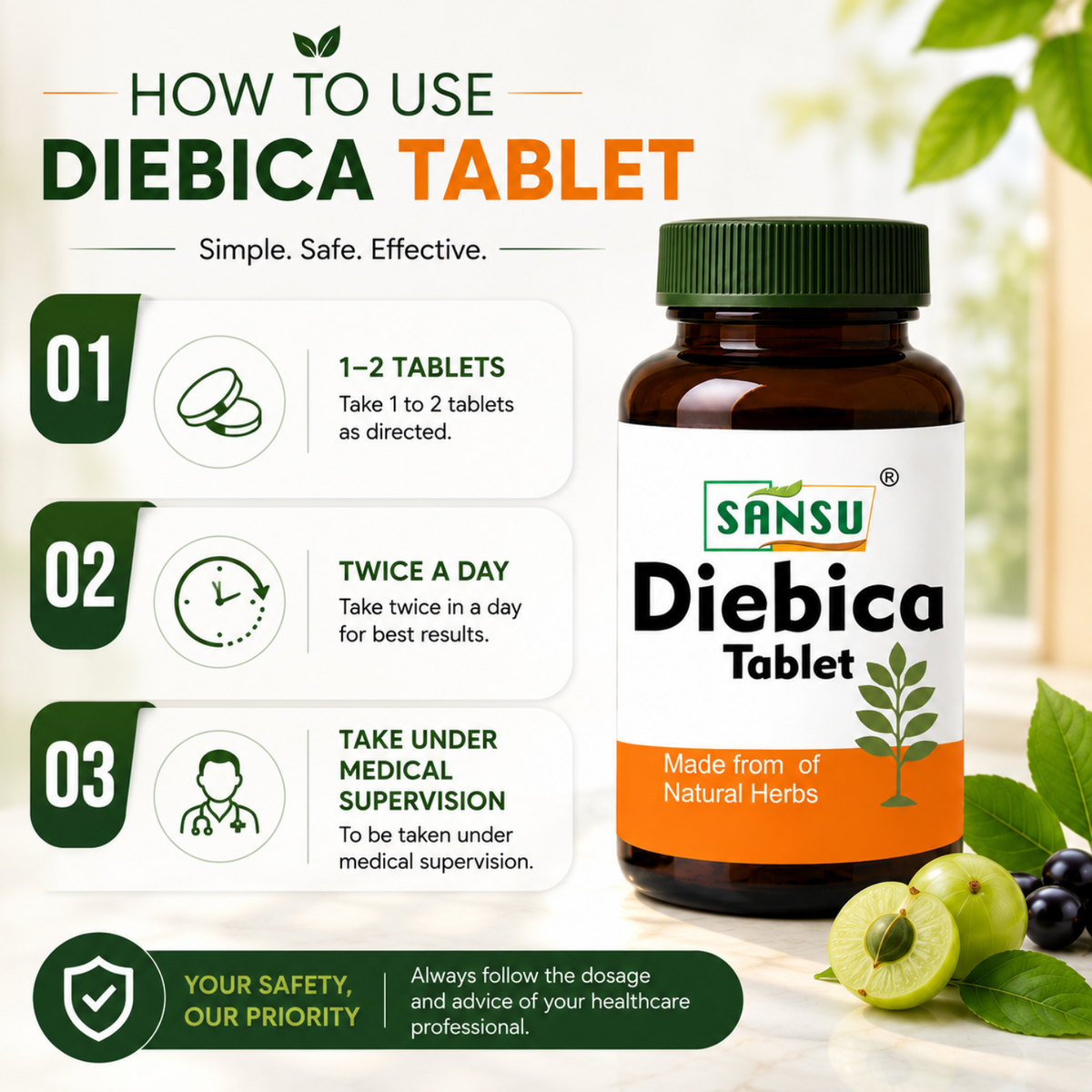 Sansu Diabica Tablet (60Tab)