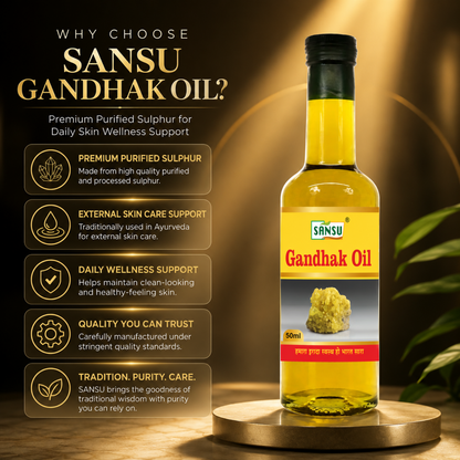 Sansu Gandhak Oil 50 ml (Pack of 2)