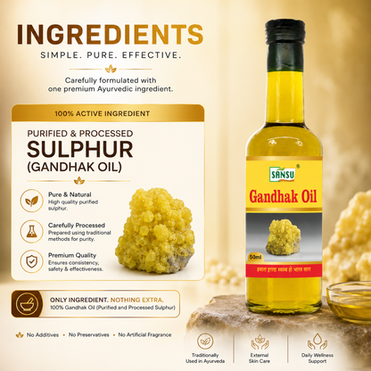 Sansu Gandhak Oil 50 ml (Pack of 2)