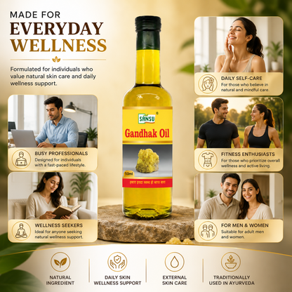 Sansu Gandhak Oil 50 ml (Pack of 2)