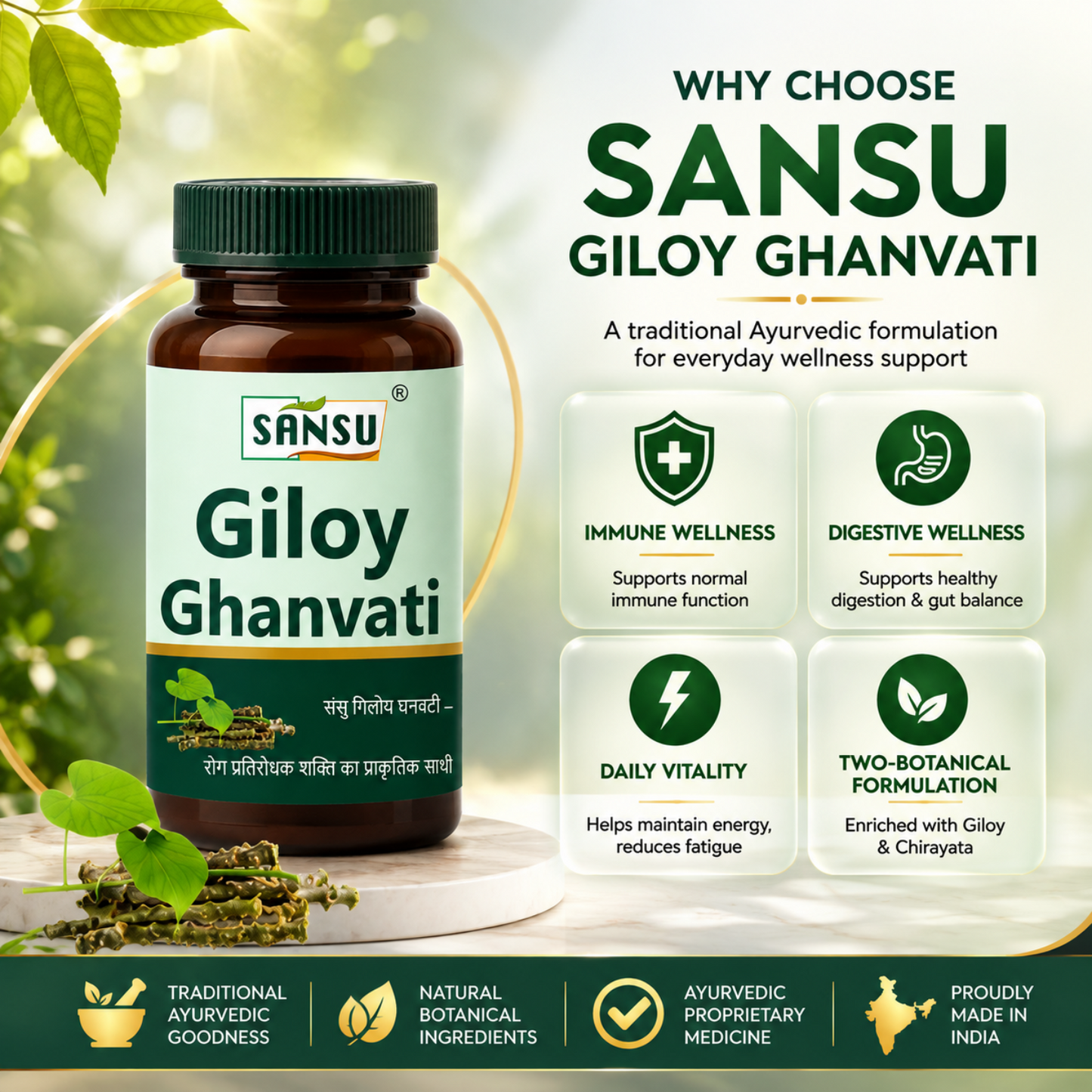 Sansu Giloy Tablet (60 Tab)