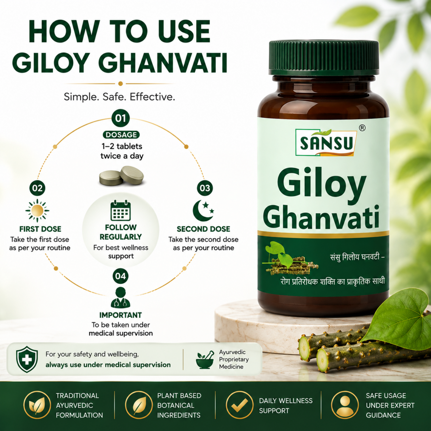 Sansu Giloy Tablet (60 Tab)