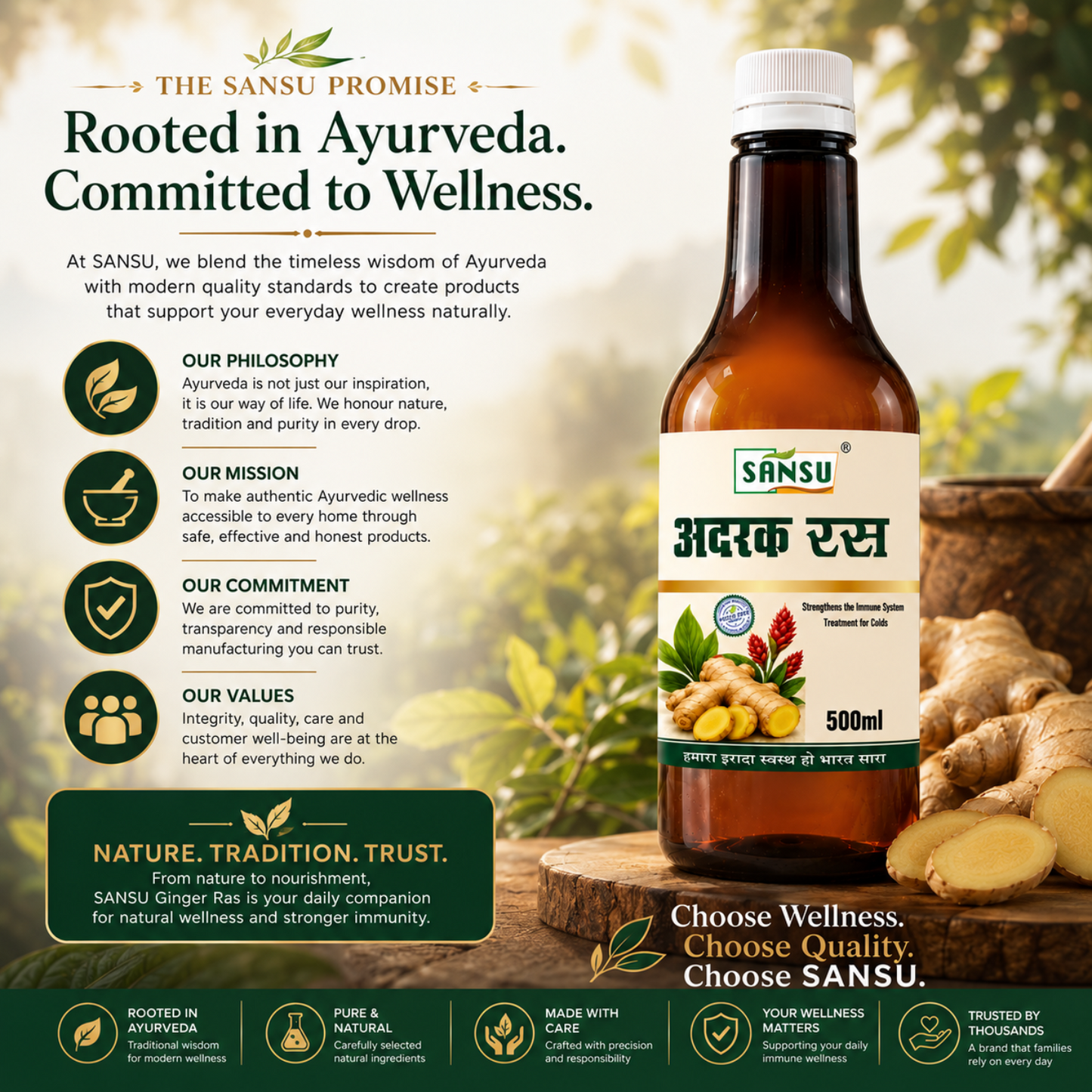 Sansu Ginger Juice (500 ml)