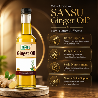 Sansu Ginger Oil 50ml (Pack of 2)