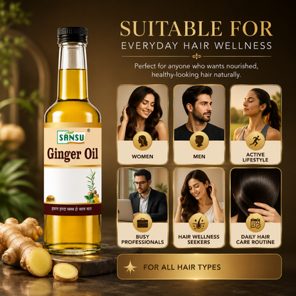 Sansu Ginger Oil 50ml (Pack of 2)