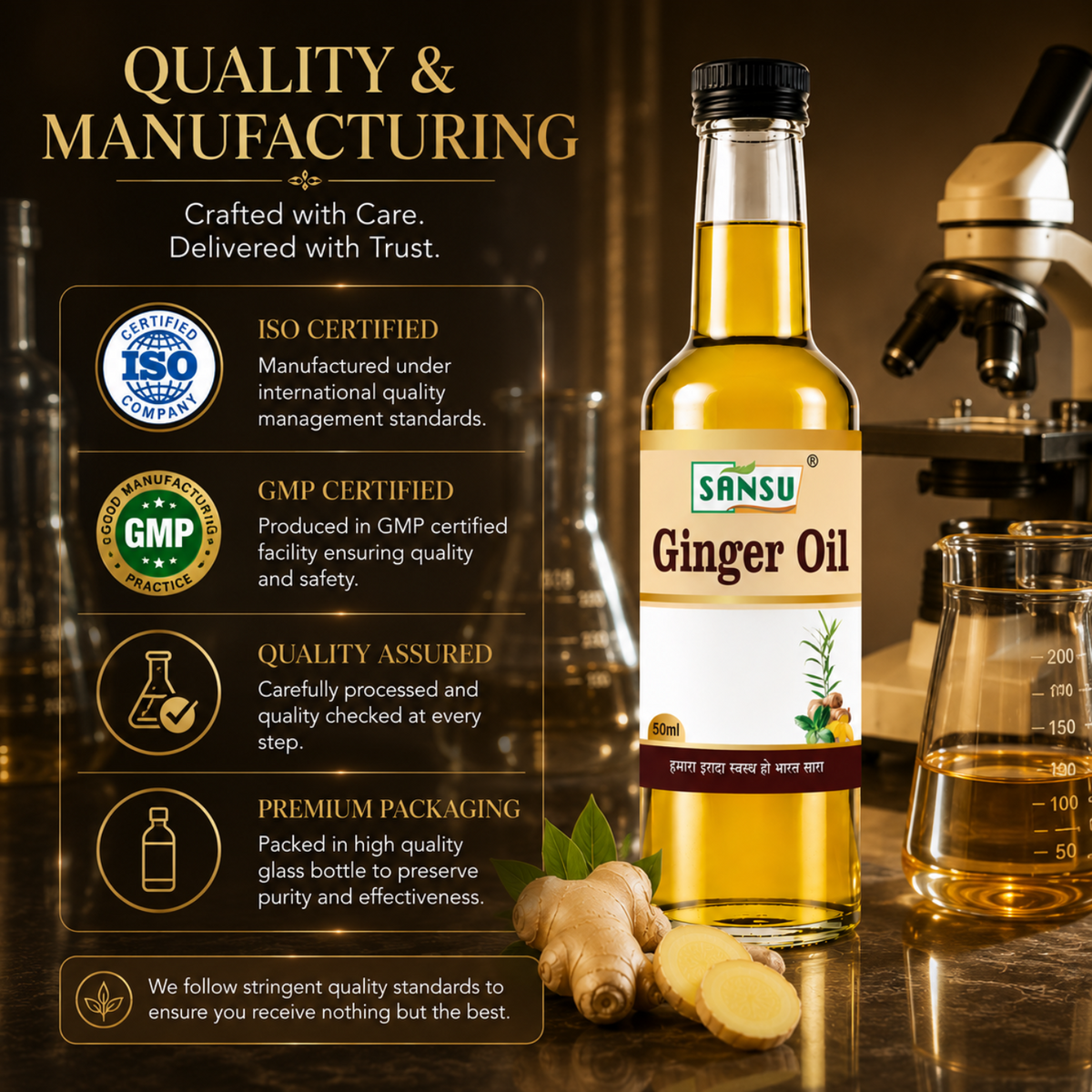 Sansu Ginger Oil 50ml (Pack of 2)