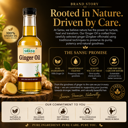 Sansu Ginger Oil 50ml (Pack of 2)