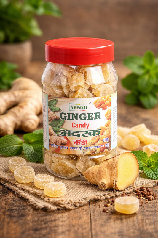 SANSU Ginger candy 200g [Pack of 2] Ginger Candy  (2 x 200 g)