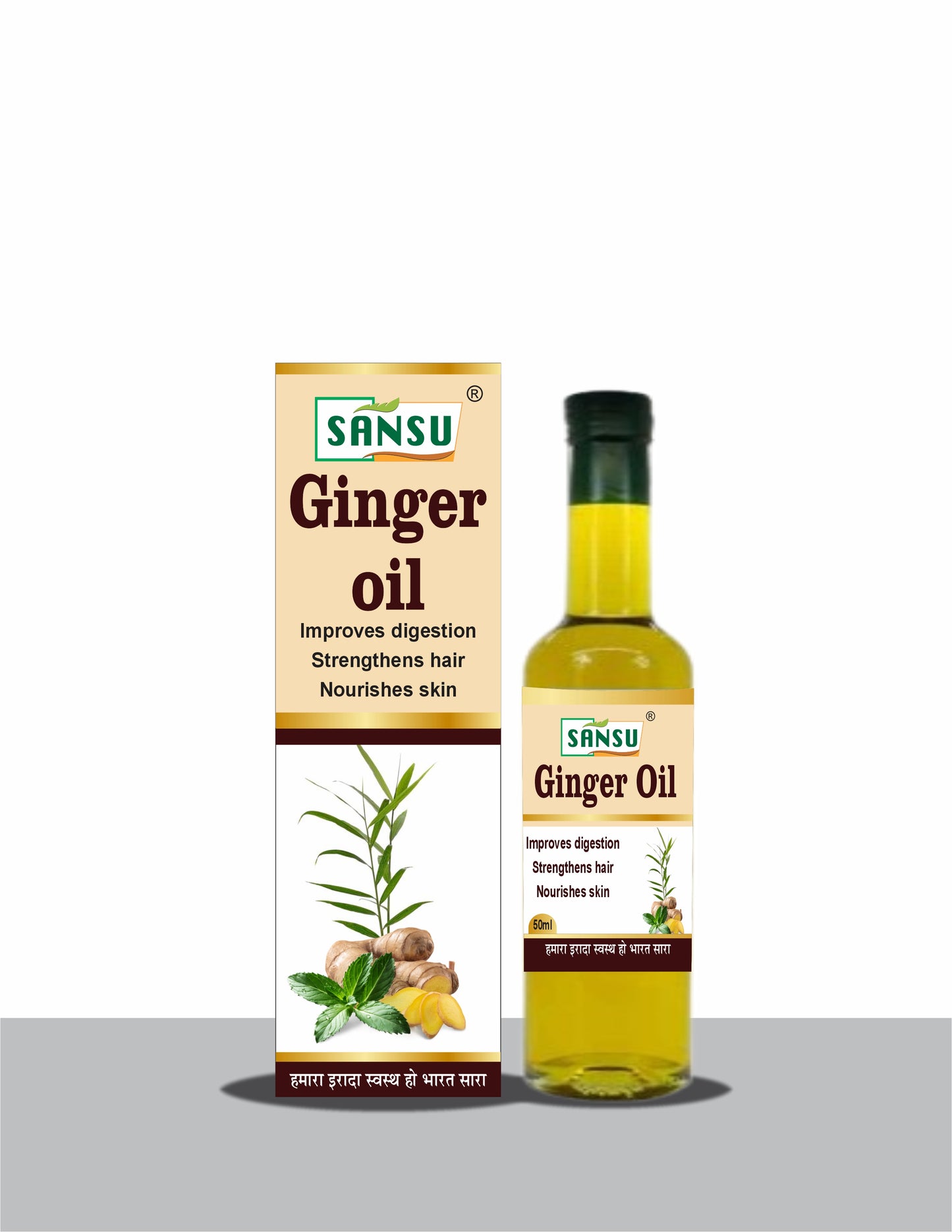 Sansu Ginger oil  50ml (Pack of 2)