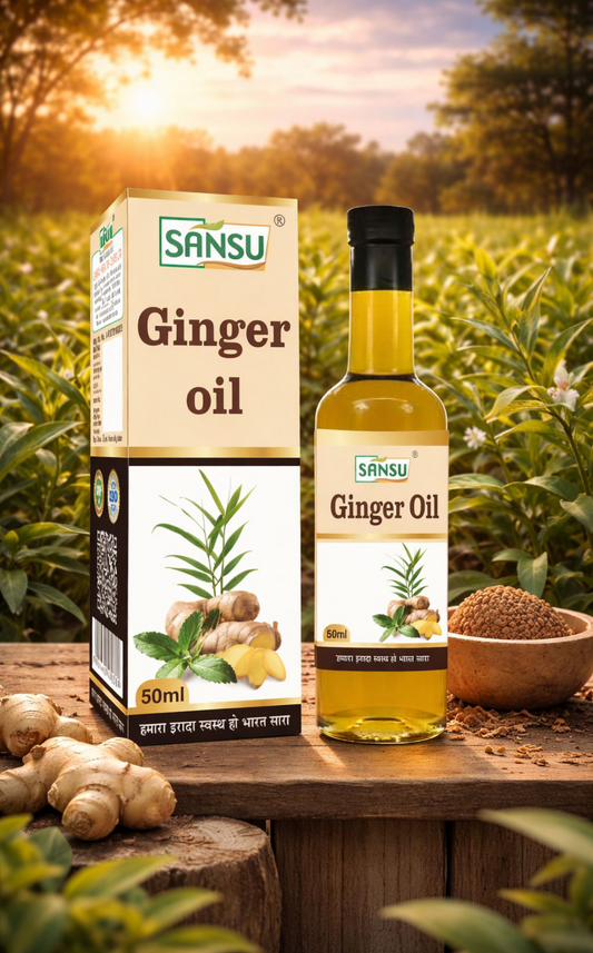 Sansu Ginger oil  50ml (Pack of 2)