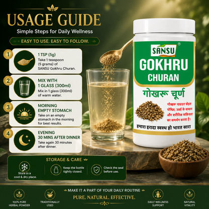 Sansu Gokhru Churan 100gm (Pack Of 2)