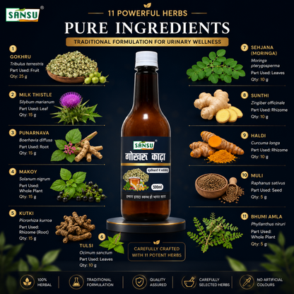 Sansu Gokhru kadha 500ml