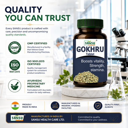 Sansu Gokhru Tablet  (60 Tablets)