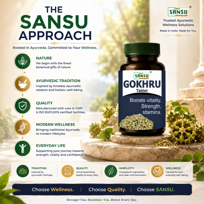 Sansu Gokhru Tablet  (60 Tablets)