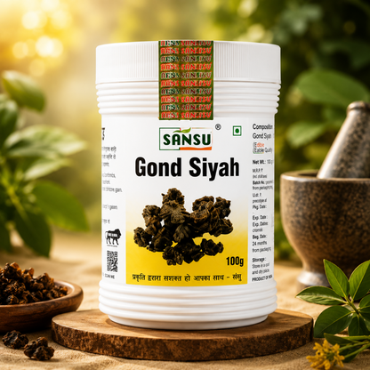 SANSU Gond siyah - Kala Gond Raw (50 Gram)