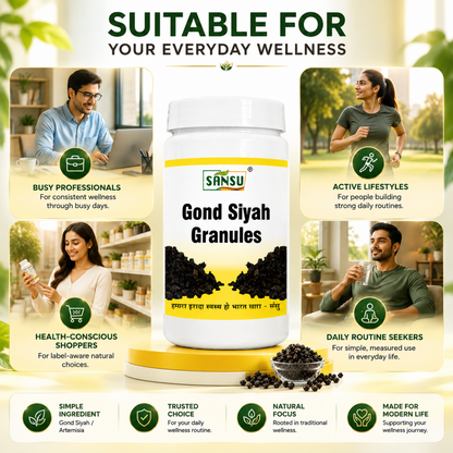 Sansu Gond Siyah Kala Gond Granules