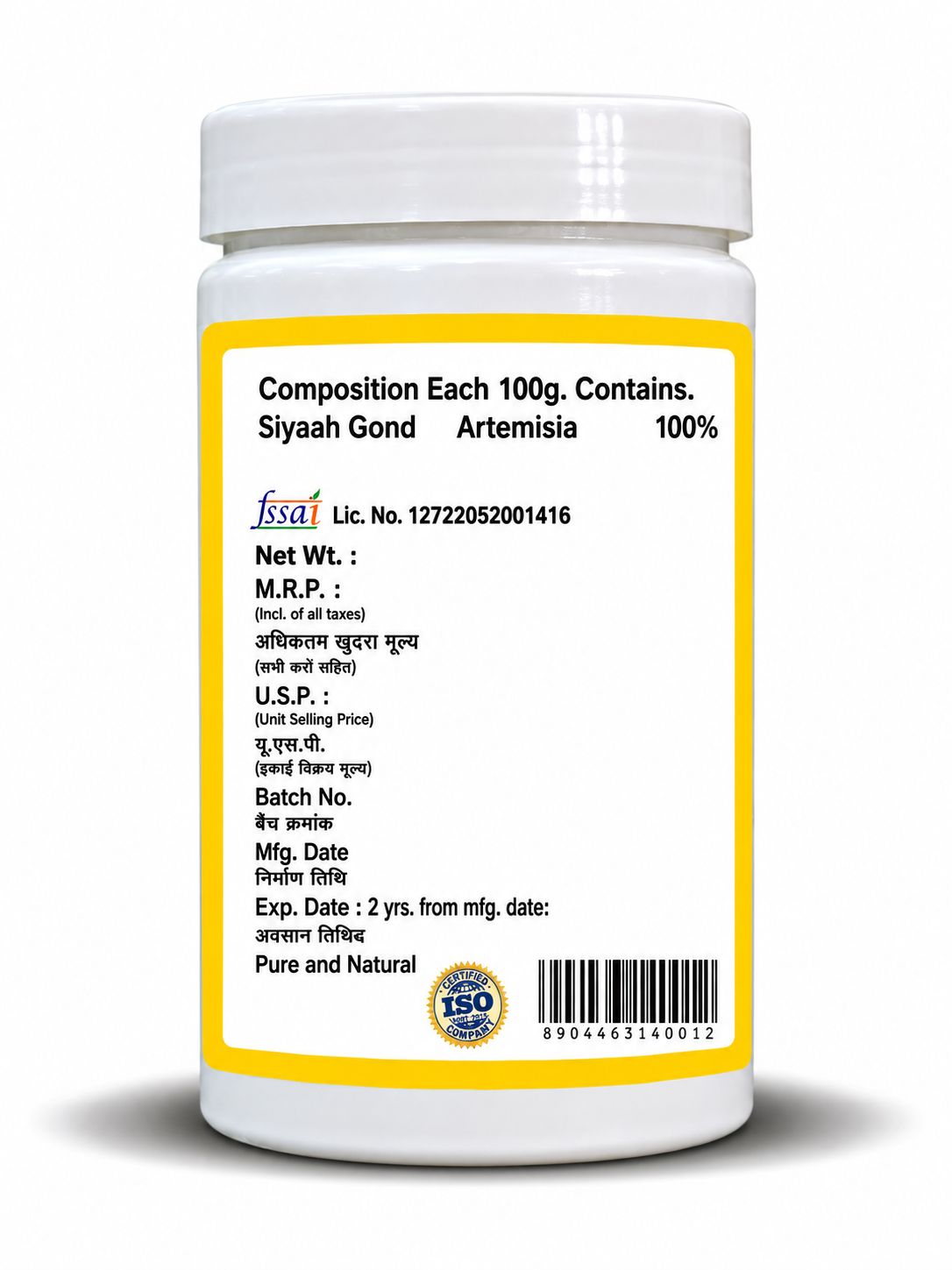 Sansu Gond Siyah Granules