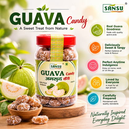 Sansu Organic Guava Candy 200g (Pack of 2)