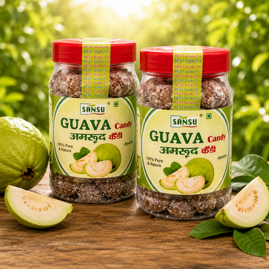 Sansu Organic Guava Candy 200g (Pack of 2)