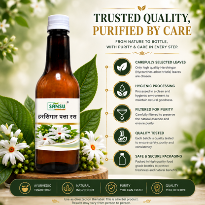 Sansu Organic Harshringar Leaf Juice -500ml