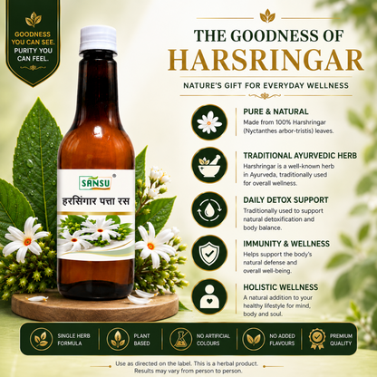 Sansu Organic Harshringar Leaf Juice -500ml