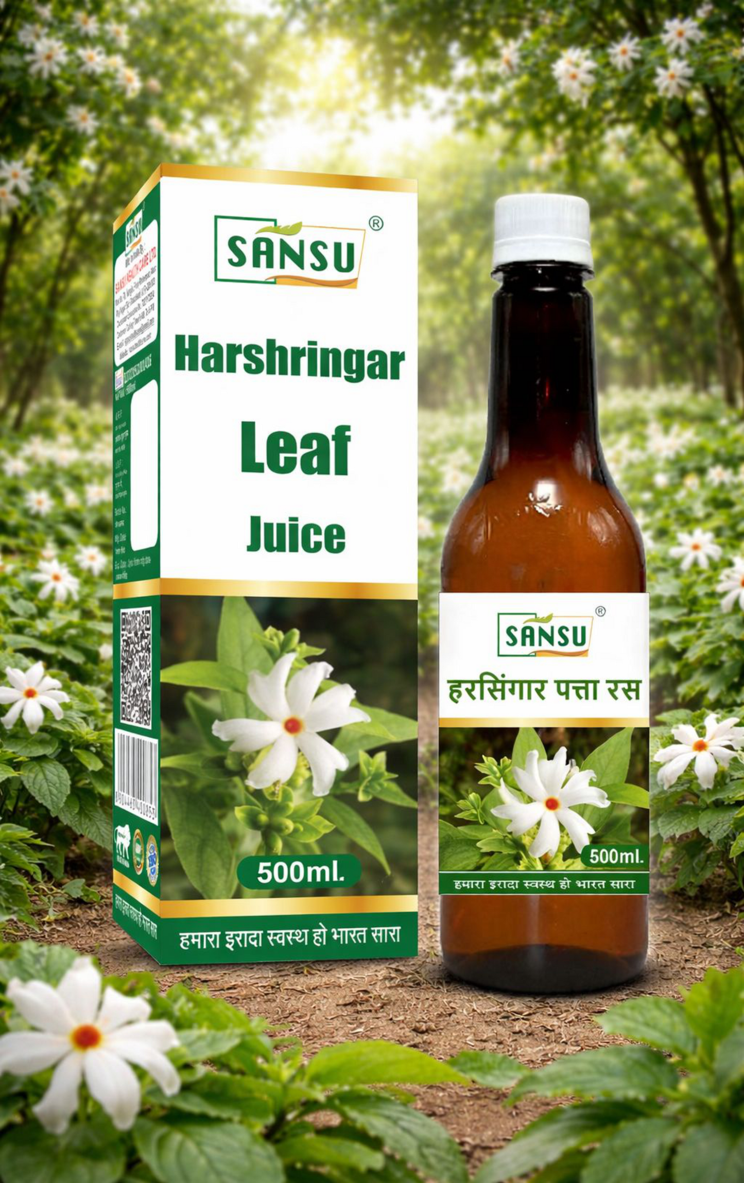 SANSU Organic Harshringar Leaf Juice -500ml