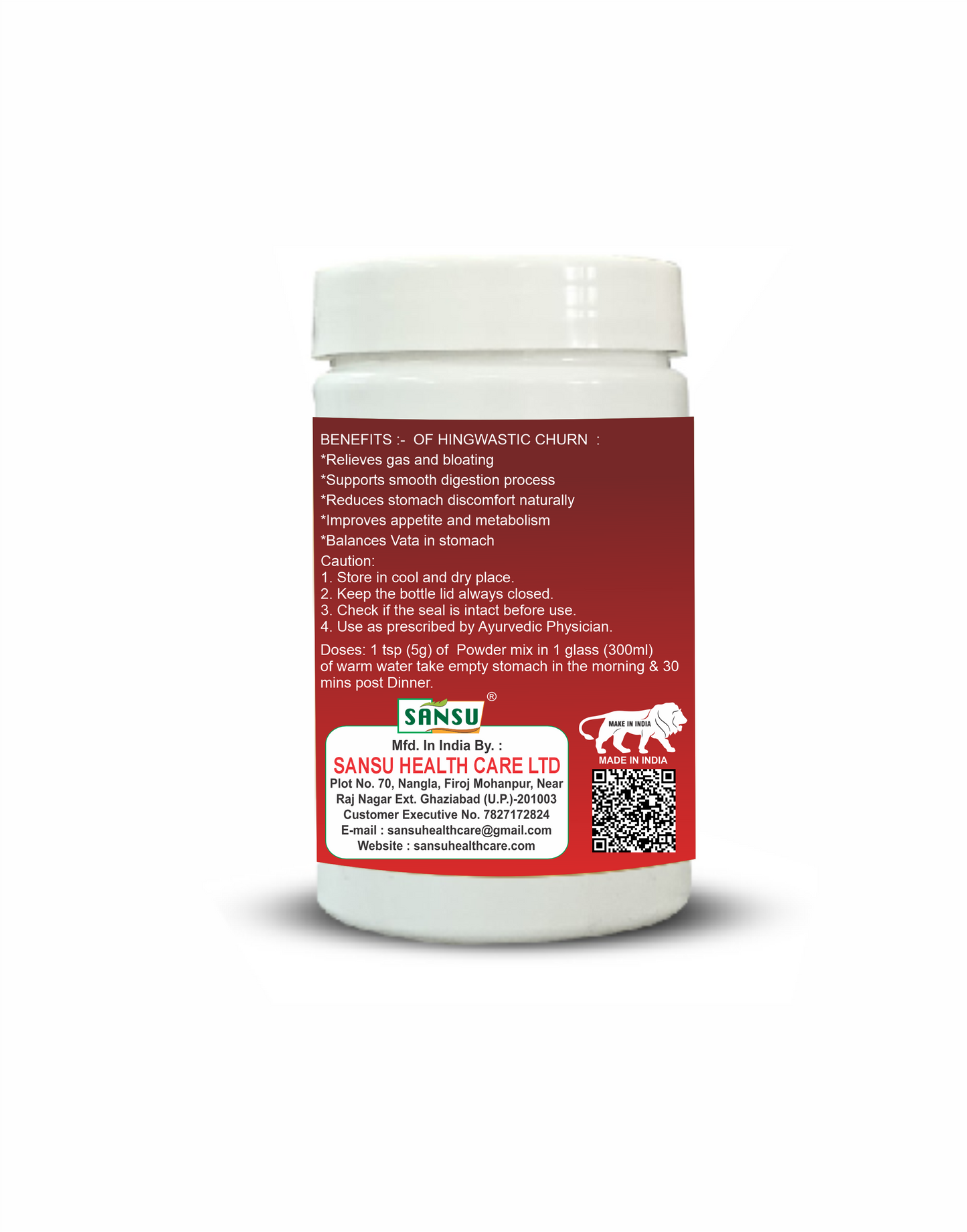 Sansu Hingwashtak churn 100gm (Pack of 2)