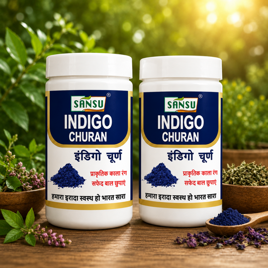 Sansu Indigo Powder 100 Gram (Pack Of 2)