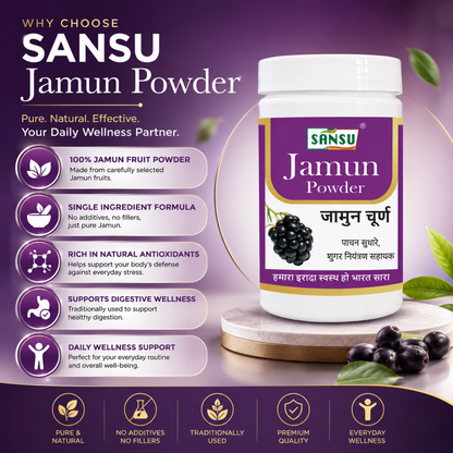 SANSU JAMUN POWDER (100 GRAM) Pack Of 2)