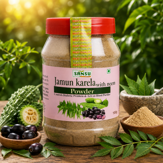 Sansu Jamun Karela Neem Powder (200 GRAM)