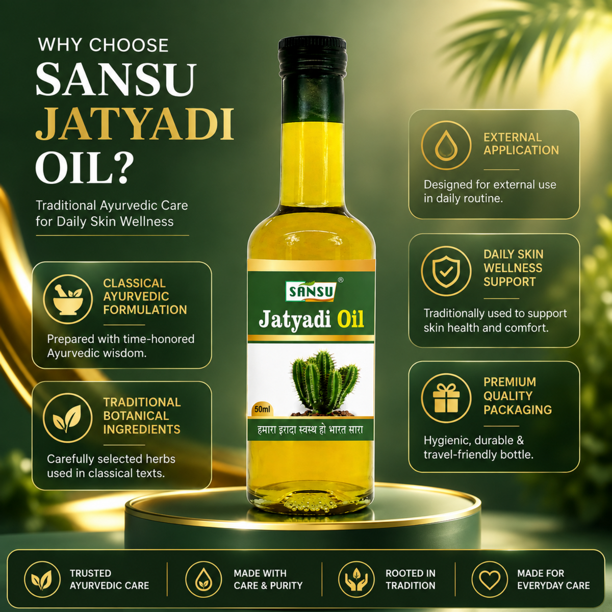 Sansu Jatyadi Oil 50 ml (Pack of 2)