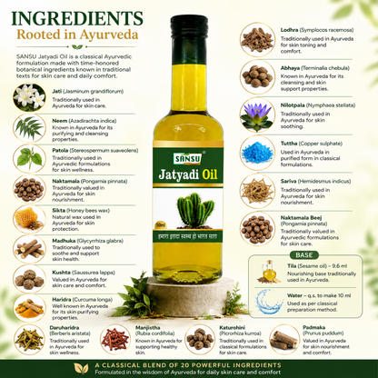 Sansu Jatyadi Oil 50 ml (Pack of 2)