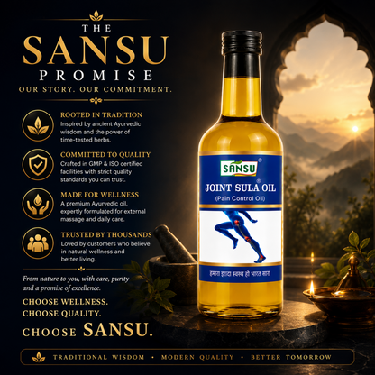 SANSU Joint Sula Oil for Ayurvedic pain relief Massage Oil (50ml) [Pack of 2]