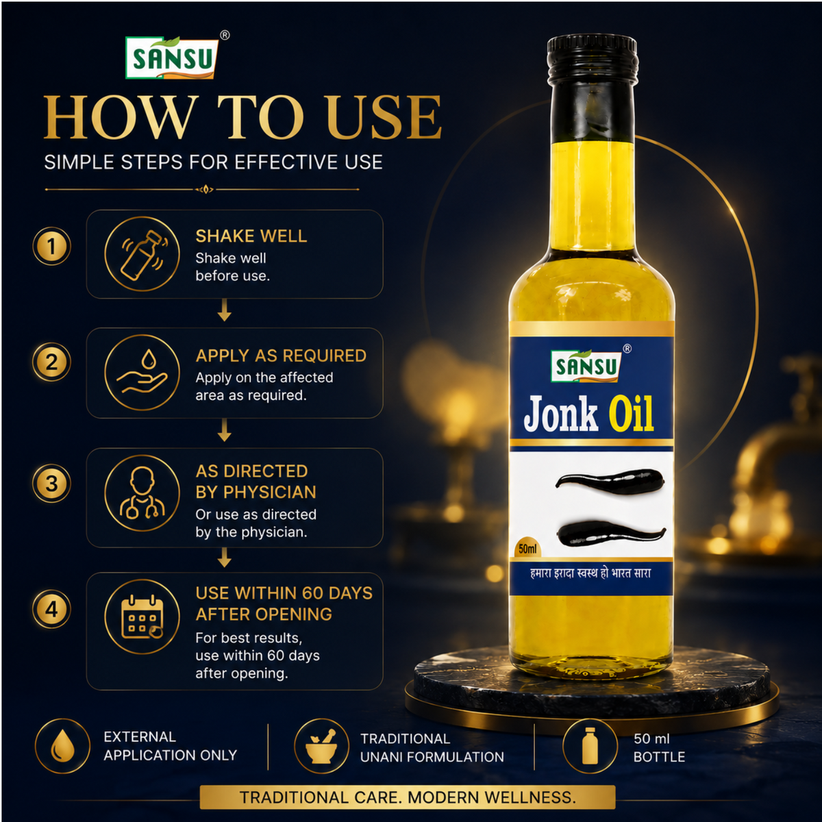 Sansu Jonk Oil 50ml (Pack of 2)