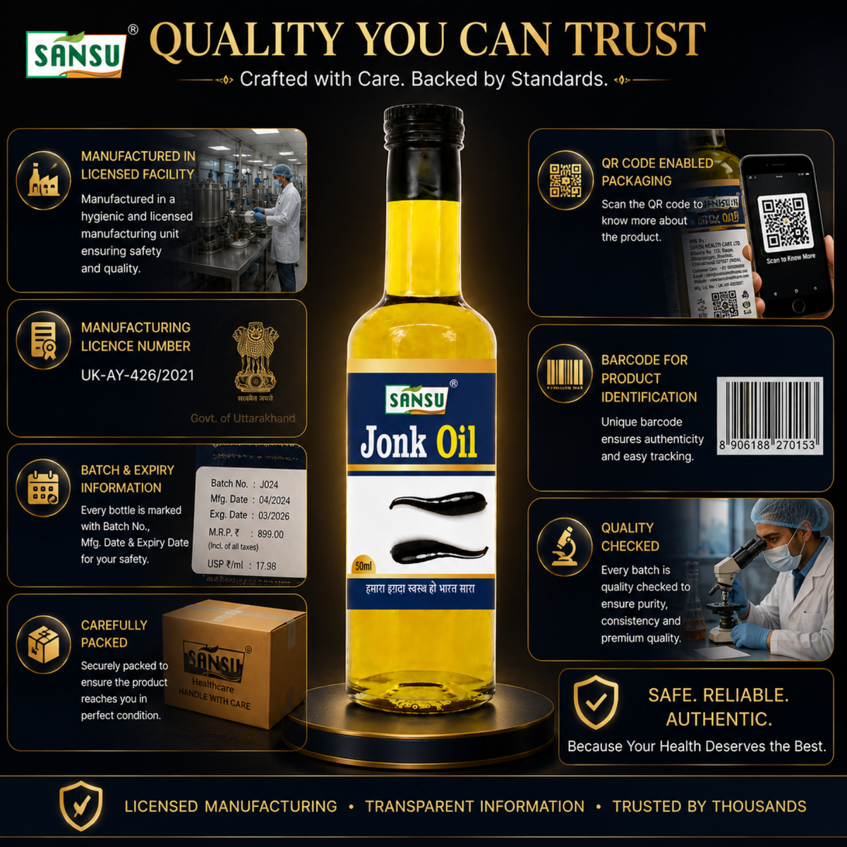 Sansu Jonk Oil 50ml (Pack of 2)