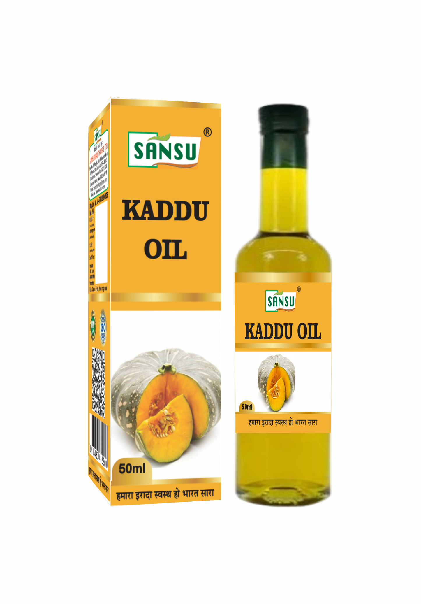 Sansu Kaddu oil 50ml (Pack of 2)