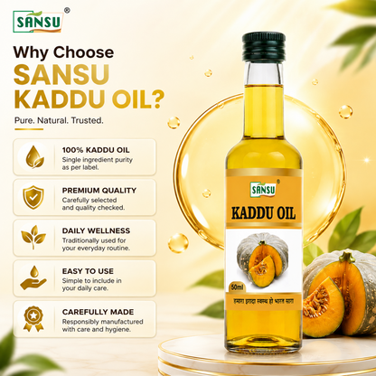 Sansu Kaddu Oil 50 ml (Pack of 2)