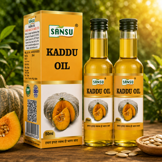 Sansu Kaddu Oil 50 ml (Pack of 2)