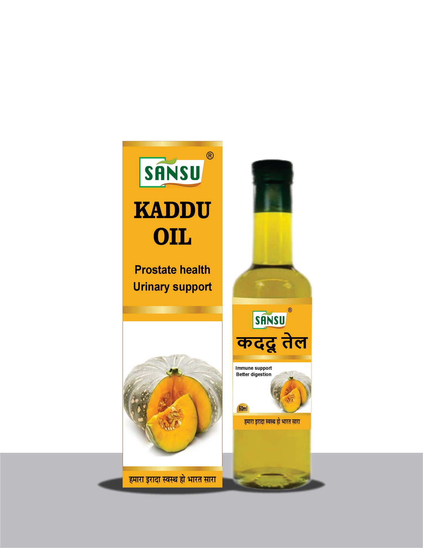 Sansu Kaddu oil 50ml (Pack of 2)