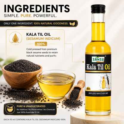 Sansu Kala Til Oil 50 ml (Pack Of 2)