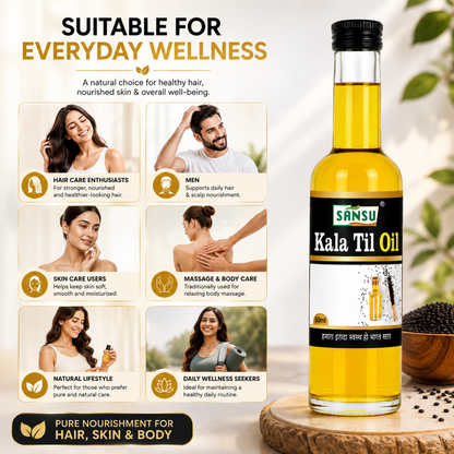 Sansu Kala Til Oil 50 ml (Pack Of 2)