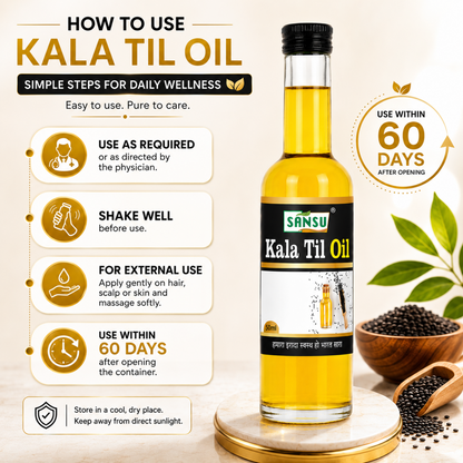 Sansu Kala Til Oil 50 ml (Pack Of 2)