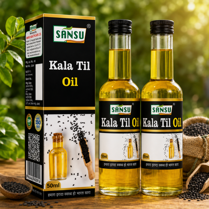 Sansu Kala Til Oil 50 ml (Pack Of 2)